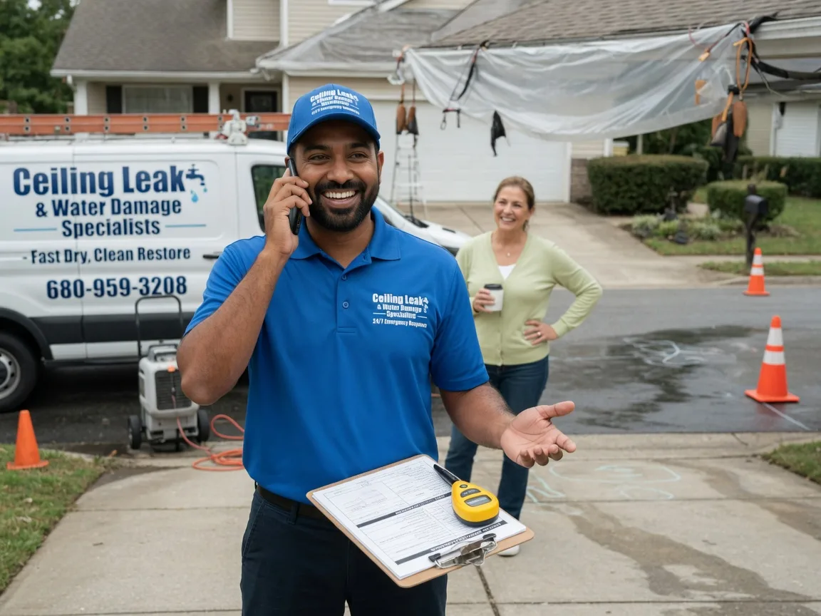 Ceiling Leak Cleanup Granville, OH FAQs